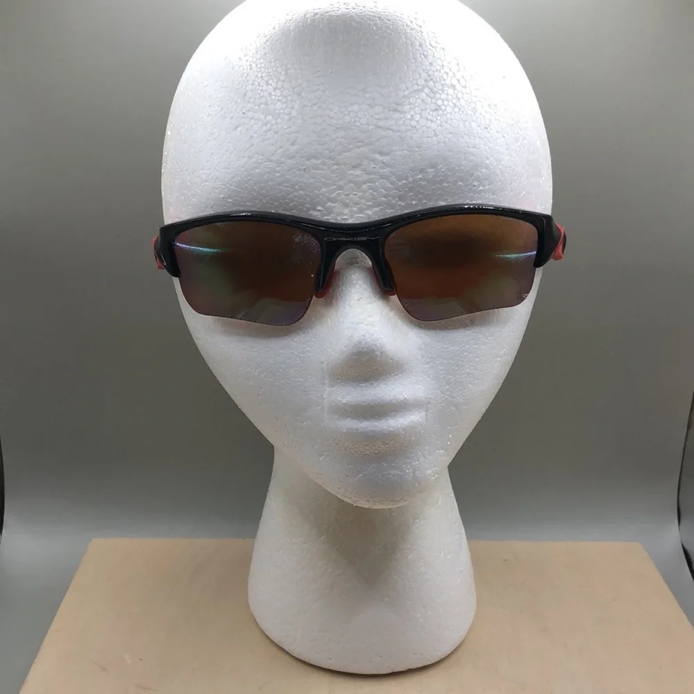 Oakley Flak OO9009-10 Sunglasses Wrap FRAMES ONLY Black Red Unisex.